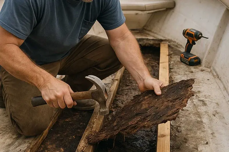 Best Way to Replace Rotted Flooring or Stringers in Your Boat