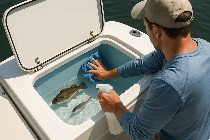 How to Clean a Boat Livewell Without Harming Fish