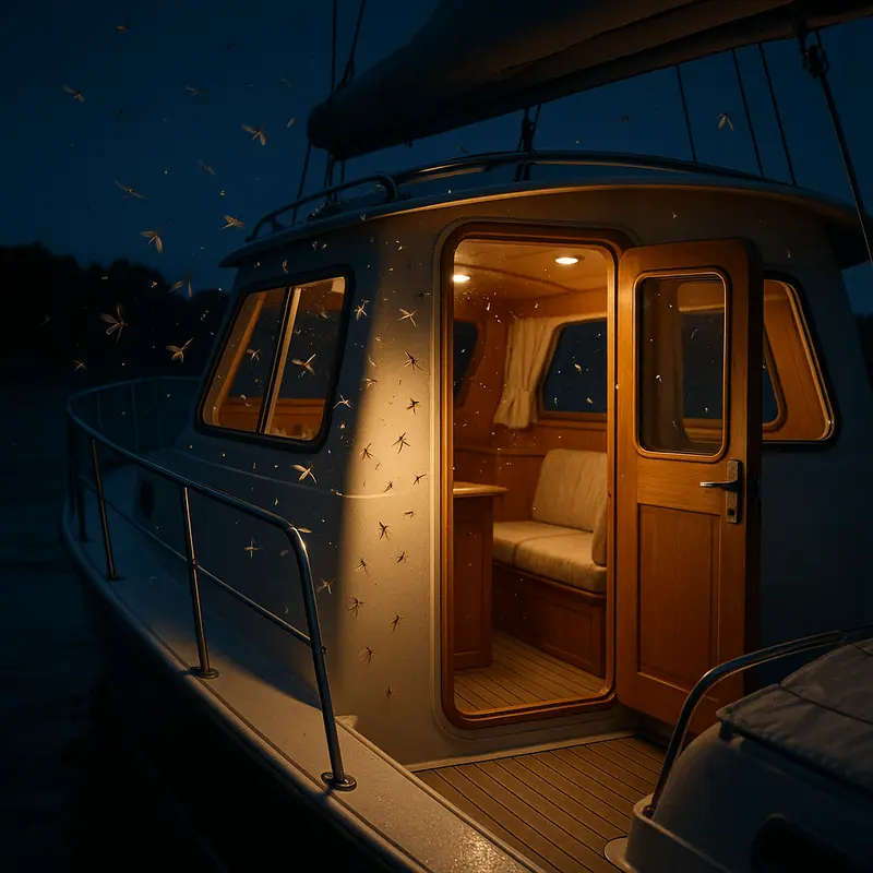 How to Keep Insects Out of Boat Cabins at Night