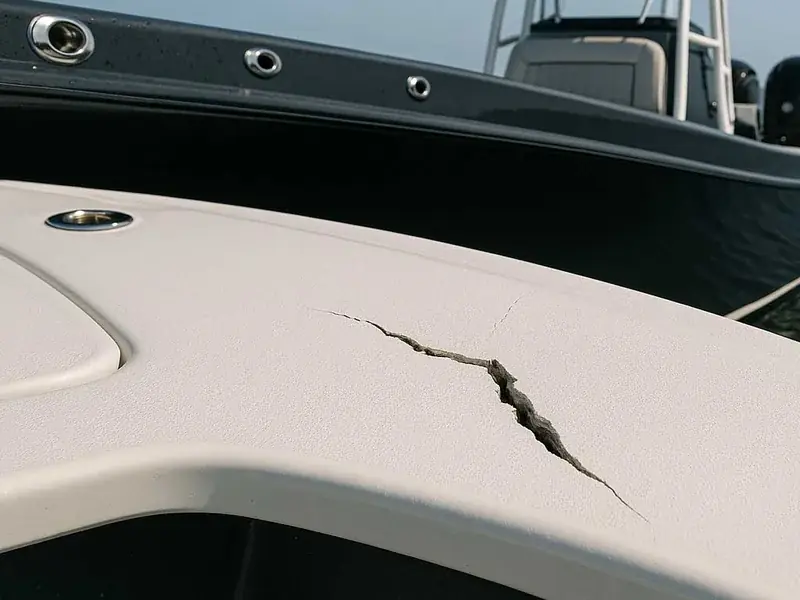 How to Know if a Crack or Soft Spot in Your Boat Hull Is Serious
