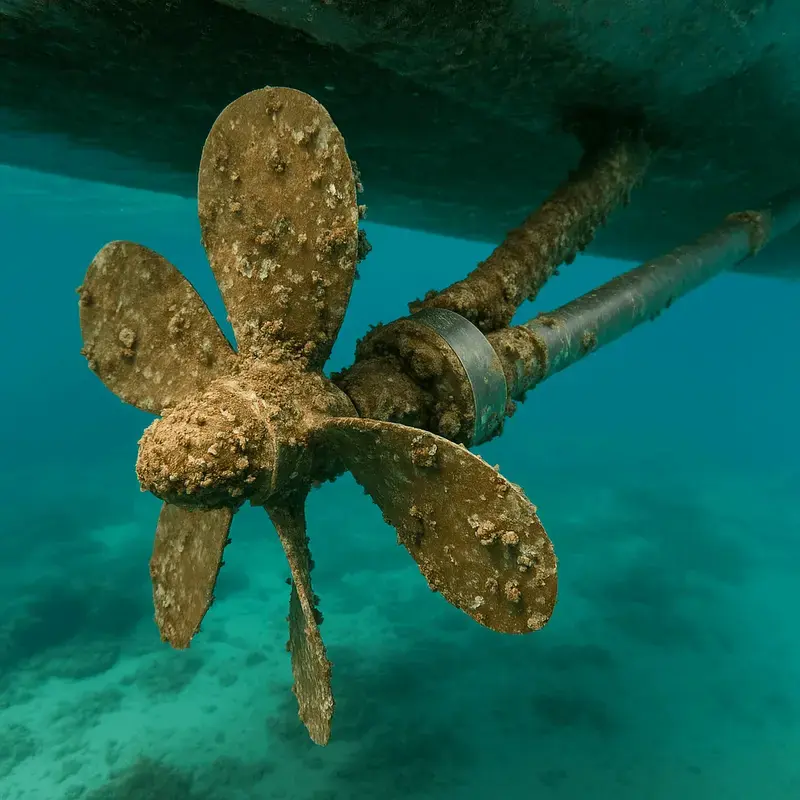 How to Prevent Marine Growth on Your Yacht's Propellers and Shafts