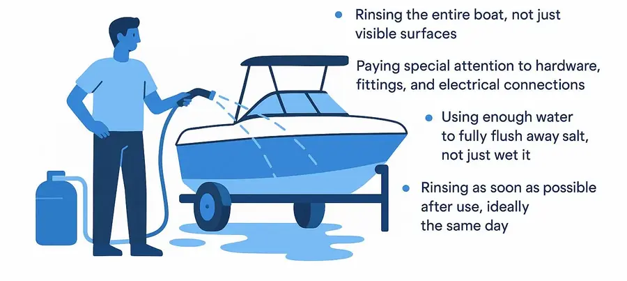 The most important thing you can do to protect your boat from saltwater