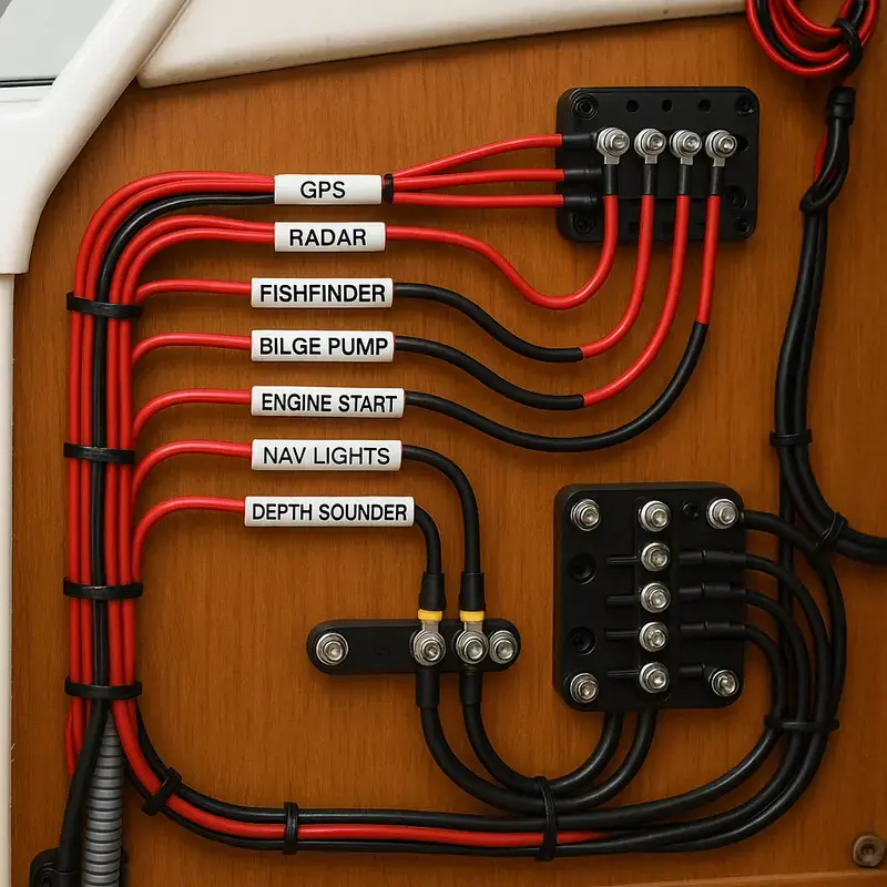 The Right Way to Label Wiring on a Custom Rigged Boat