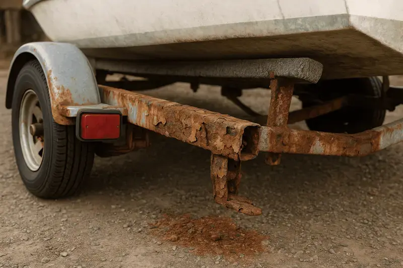What Corrosion on Your Boat Trailer Means for Safety
