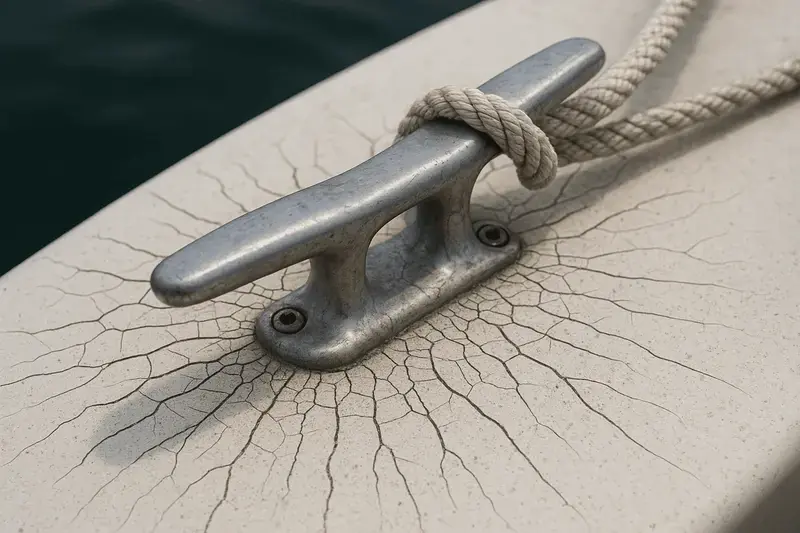 What Cracks Around Your Boat Cleats Might Be Telling You