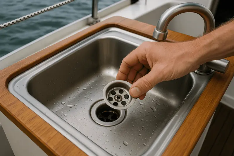 What to Check in Your Boat's Galley Sink Drain Before a Cruise