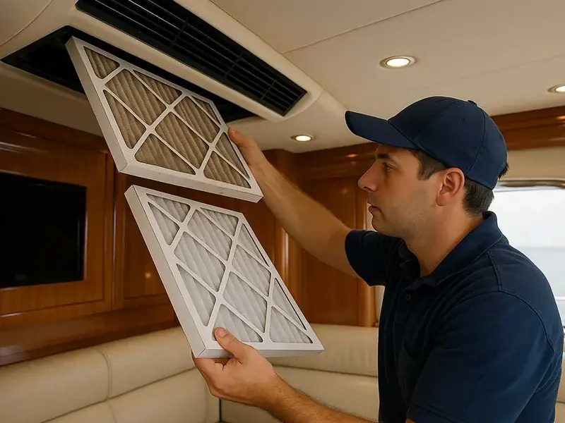 Why Changing Your Yacht's AC Filters Makes a Huge Difference