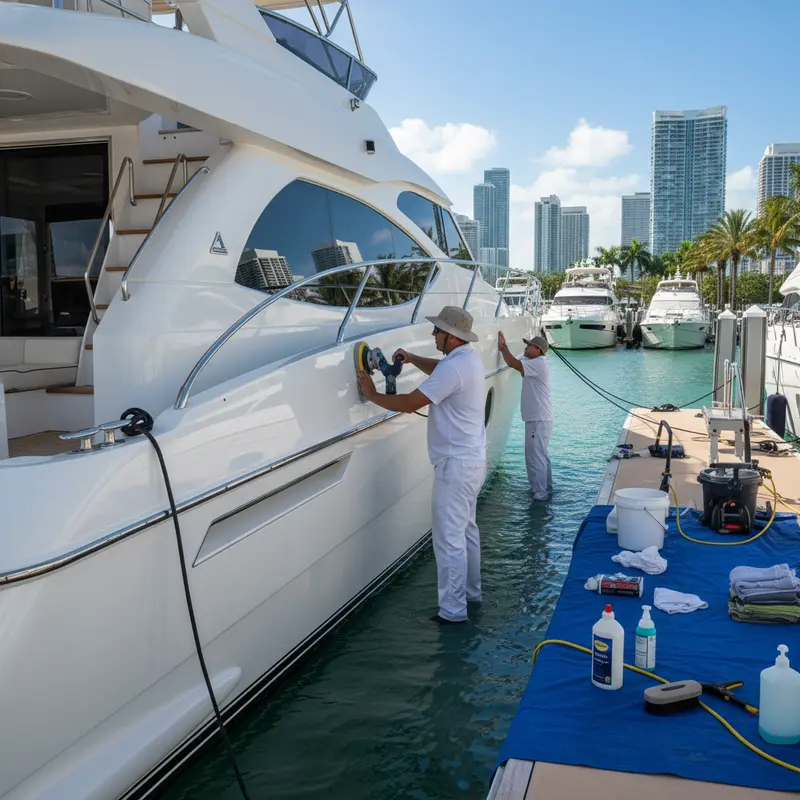 Boat Cleaning in Miami