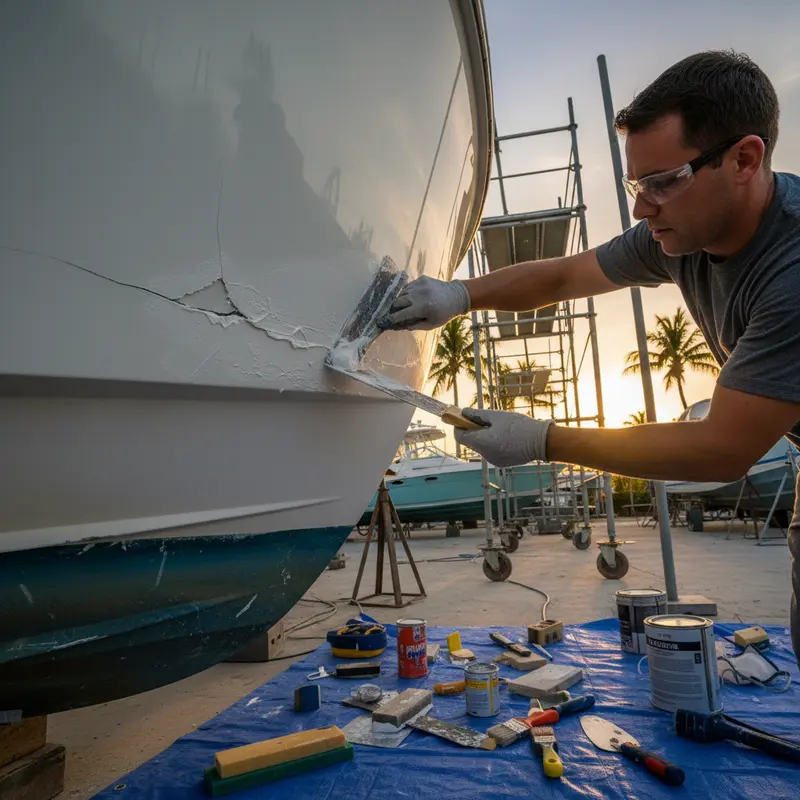 Fiberglass Repair service