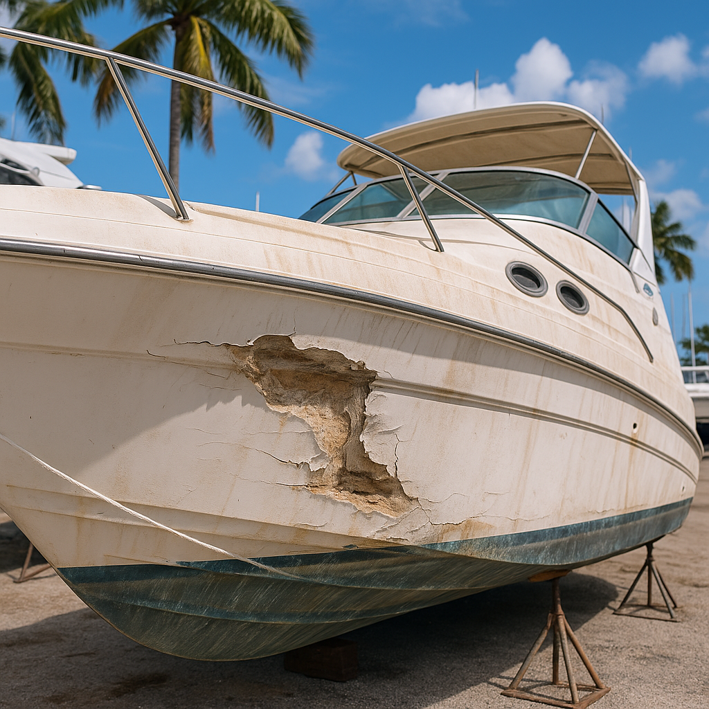 What to Expect From a Fiberglass Boat Repair in Miami