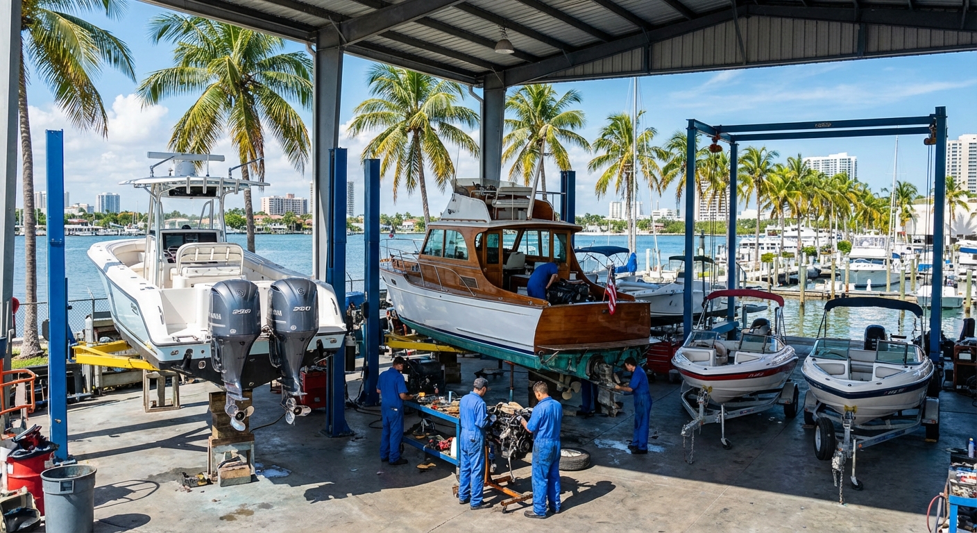 Our Miami Boat Repair Services
