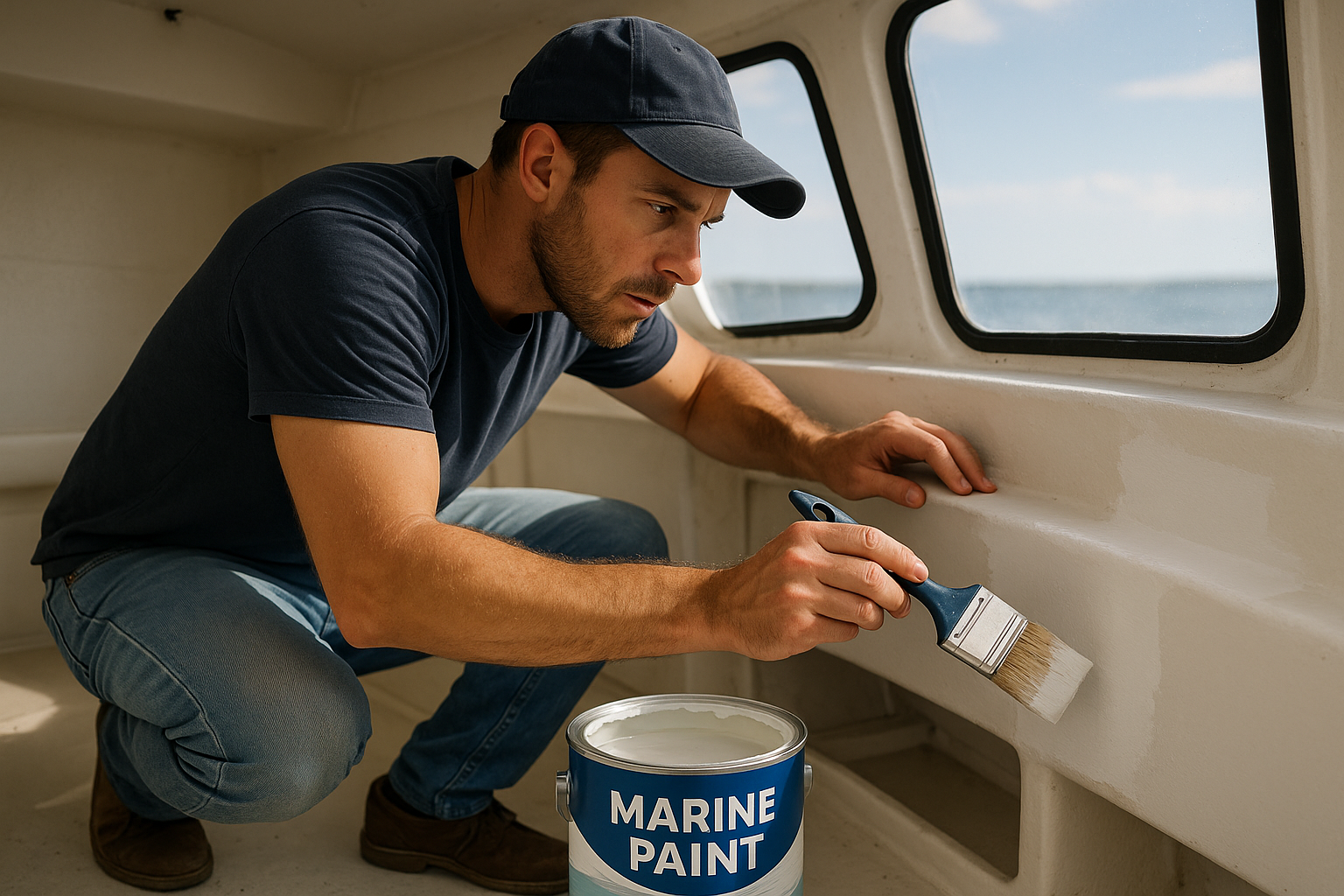 How to Select a Marine Safe Paint for Boat Interiors
