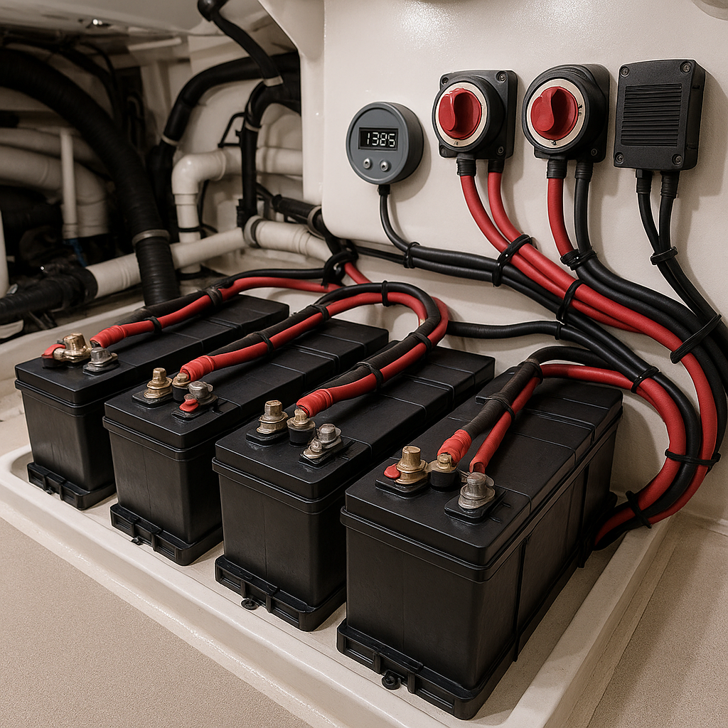 The Best Ways to Monitor and Maintain Yacht Battery Banks