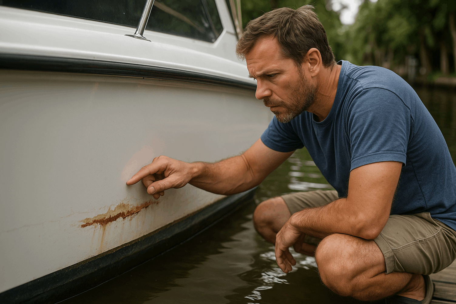 Spotting Water Line Leaks on Fort Lauderdale Boat Hulls