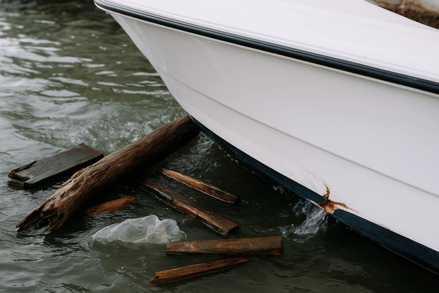 How Shoreline Debris Can Damage Fort Lauderdale Boat Hulls