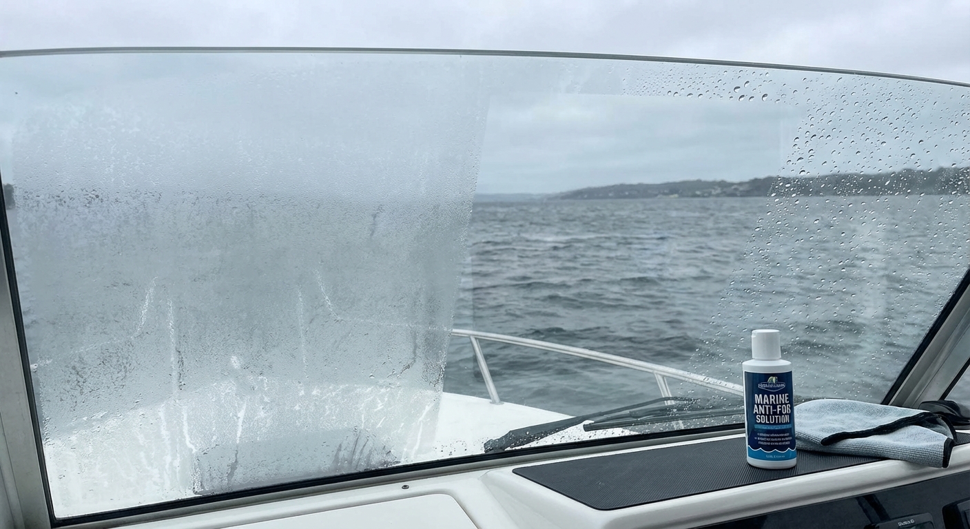 Marine windshield fogging fix with lasting results
