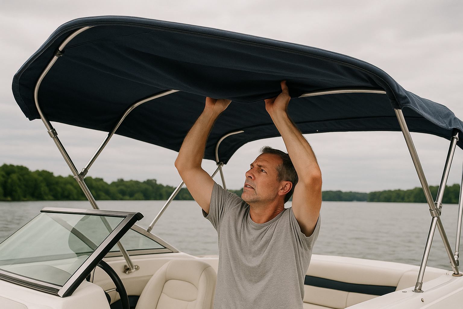 How to Fix a Sagging Bimini Top Before It Gets Worse