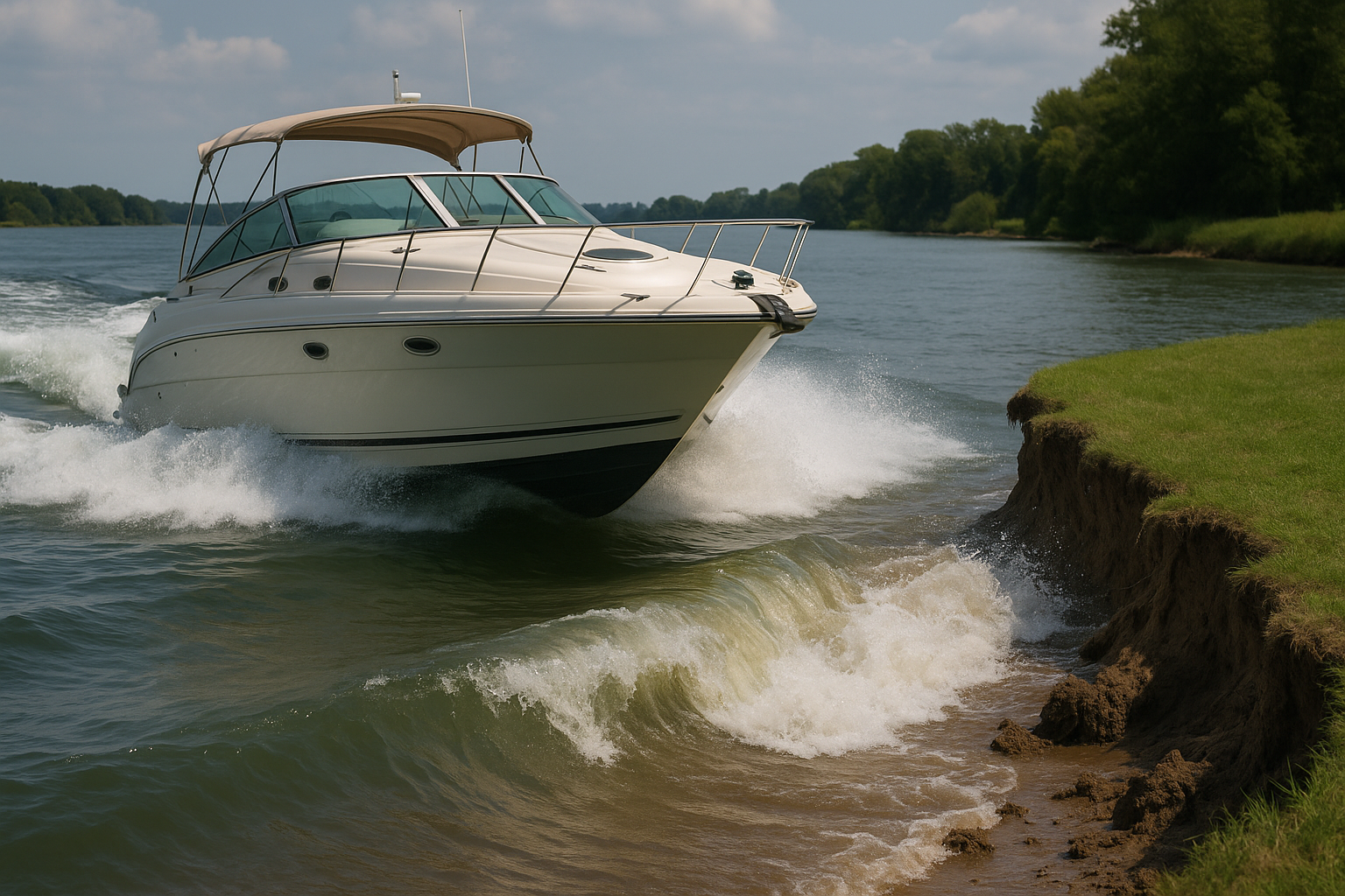 Understanding Boat Wake Damage and How to Minimize It