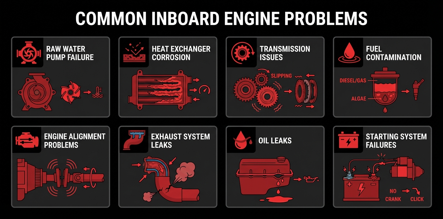 Common Inboard Engine Problems