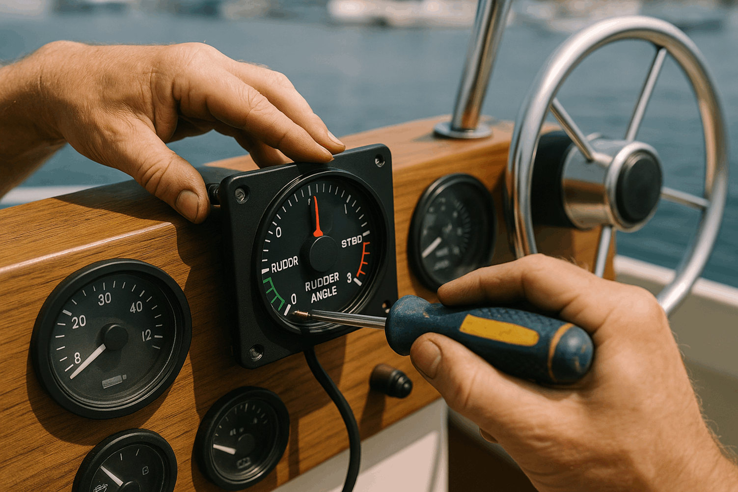 Installing a Rudder Angle Indicator on Your Boat