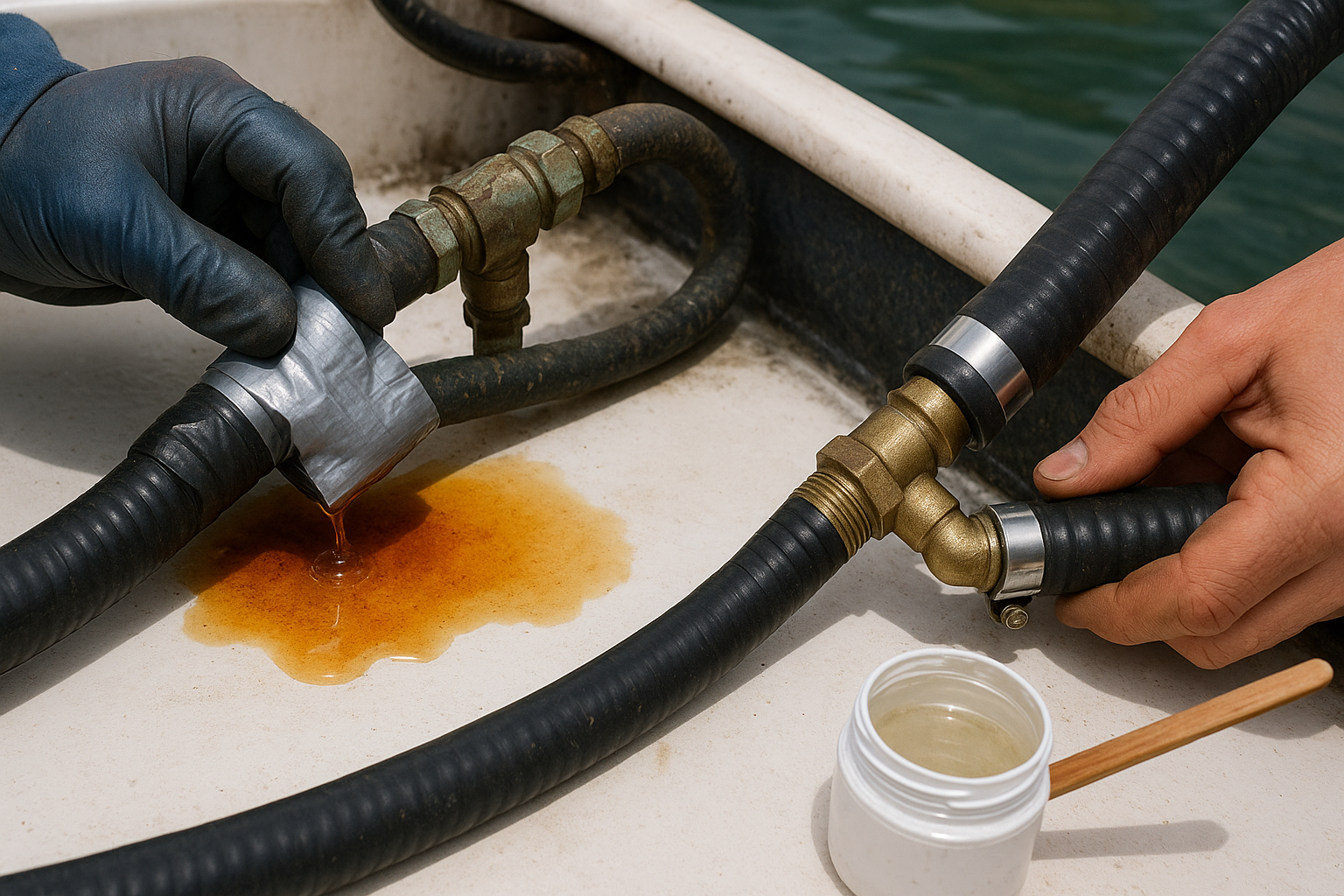 Quick Fixes vs Real Repairs for Marine Fuel Line Leaks