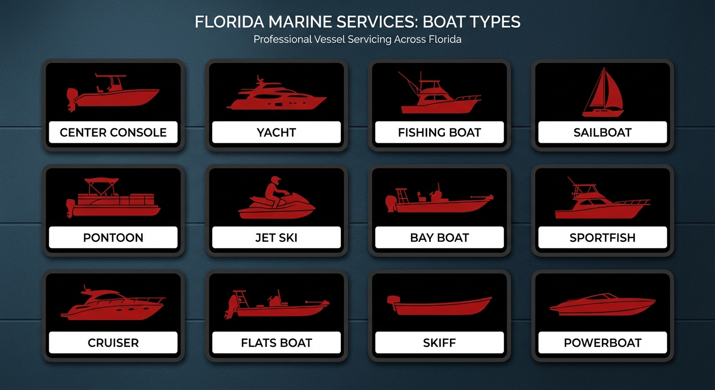 Boat Repair Services by Vessel Type: Center Consoles to Yachts
