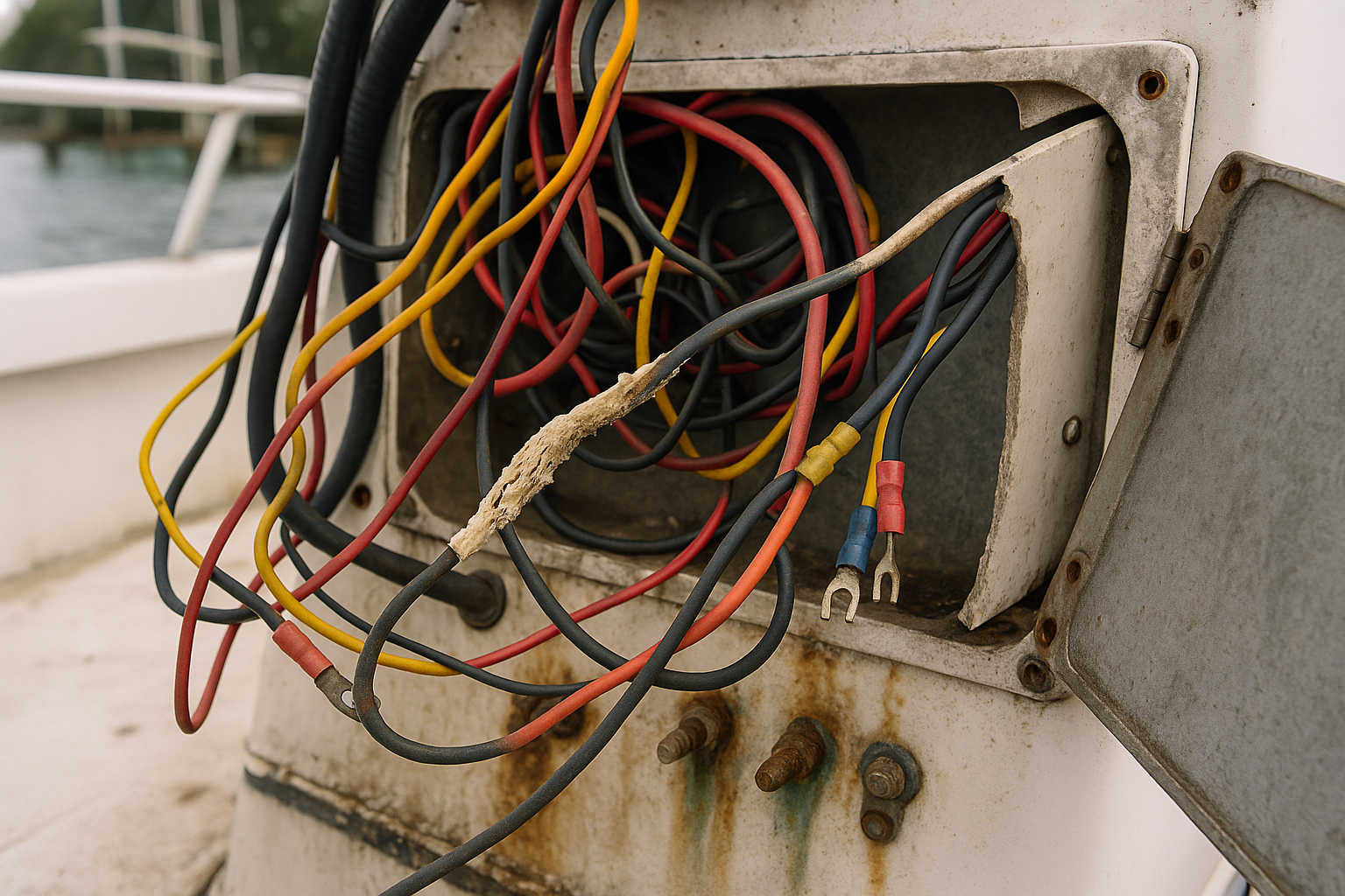 Common Wiring Mistakes Made on Older Fishing Boats