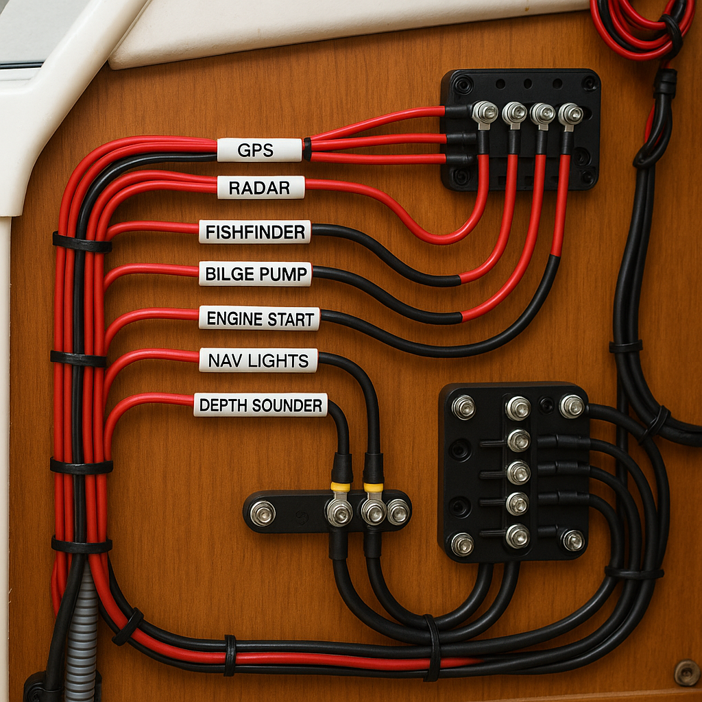 The Right Way to Label Wiring on a Custom Rigged Boat