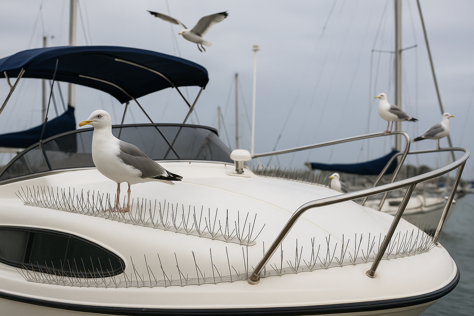How to Keep Birds Off Your Boat Without Causing Damage