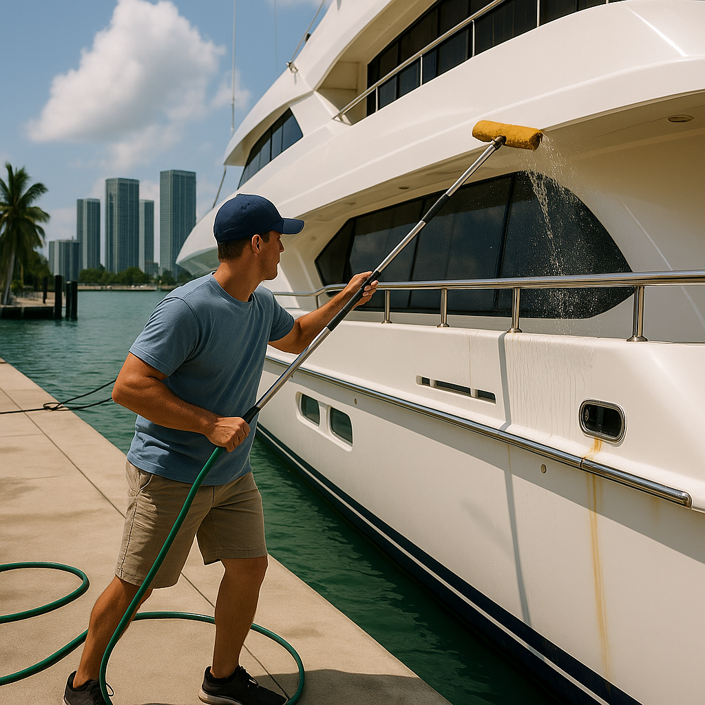How Often Should You Wash Your Yacht in Miami
