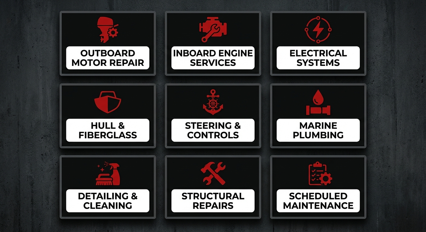 Major Boat Repair Categories