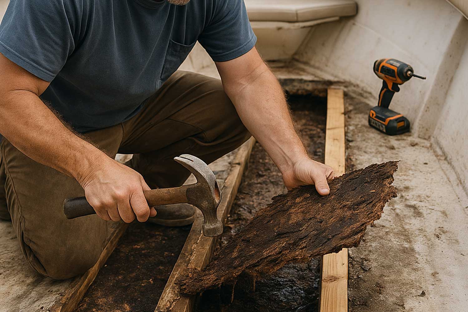 Best Way to Replace Rotted Flooring or Stringers in Your Boat