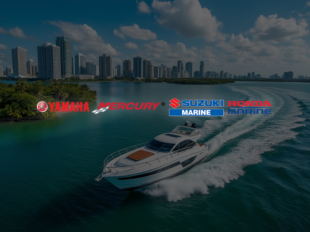 Four-Stroke (4-stroke) Outboard Repair Miami | Yamaha, Mercury, Suzuki, Honda